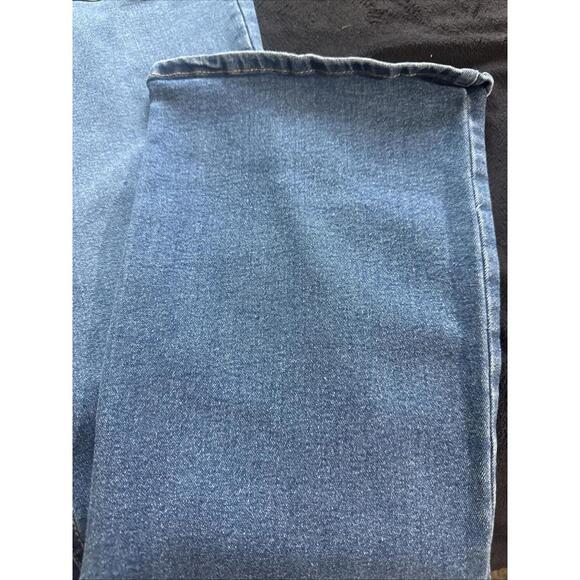 Women’s Size 12‎ Denim Blue Jeans Mid Rise Boot Cut By True Craft - Picture 3 of 13